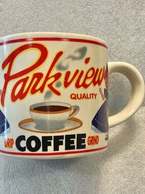 Parkview Quality Drip Grind Coffee Mug Yester Year By Westwood 1992 Retro